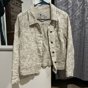 Cream lace jacket